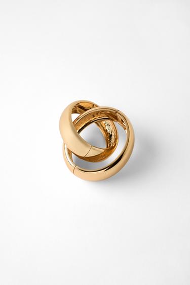 PACK OF 2 METALLIC BRACELETS - Golden by Zara