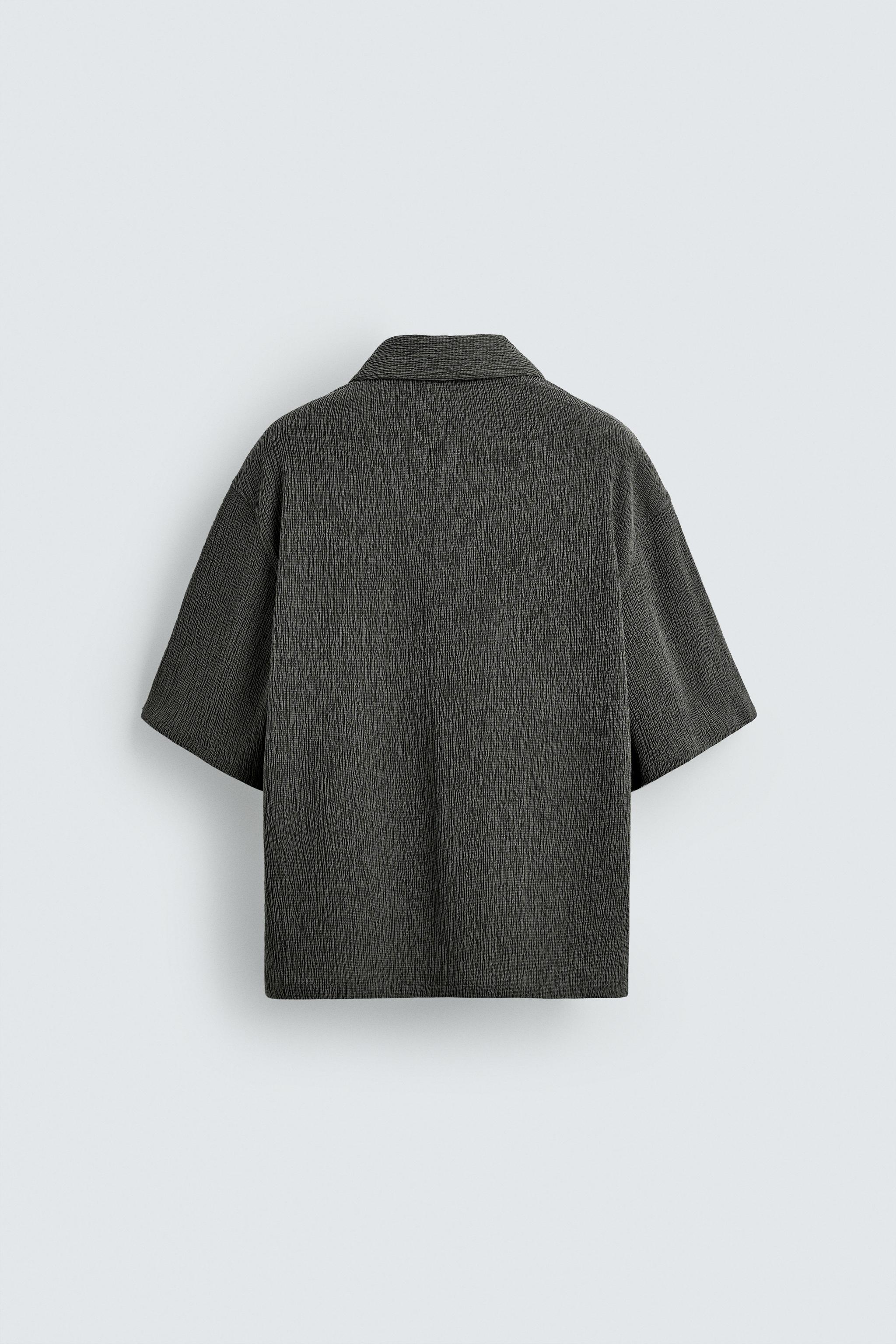 TEXTURED RELAXED FIT SHIRT