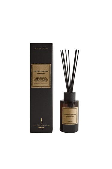 (200 ML) INCENSE LEATHER REED DIFFUSERS - Bronze by Zara