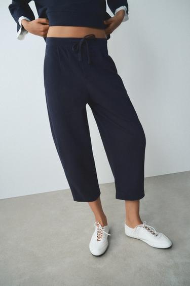 BALLON-HOSE - Marineblau von Zara