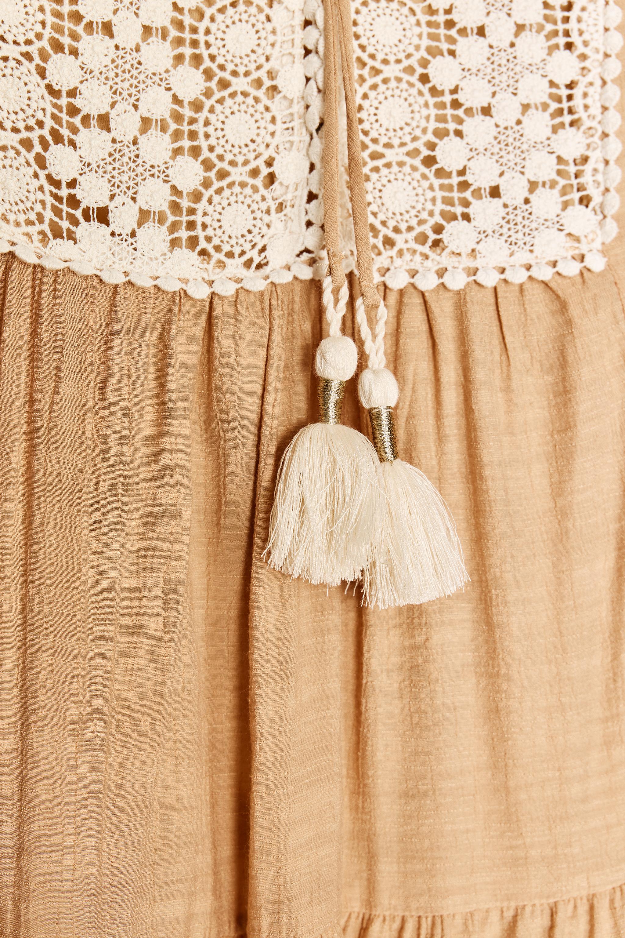 【ZARA】ミニワンピース 胸元刺繍入り ピーチ | 3897/093/696 ミニワンピース 胸元刺繍入り - ピーチ | ZARA Japan / 日本