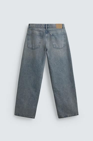 JEANS BAGGY FIT - Gris bleu de Zara - Image 7