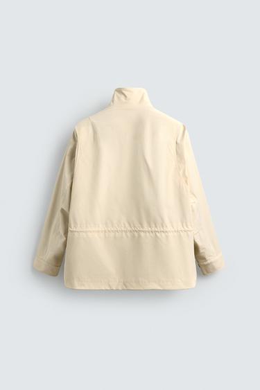 TECHNICAL RELAXED FIT PARKA - Ecru / Black by Zara - Image 7