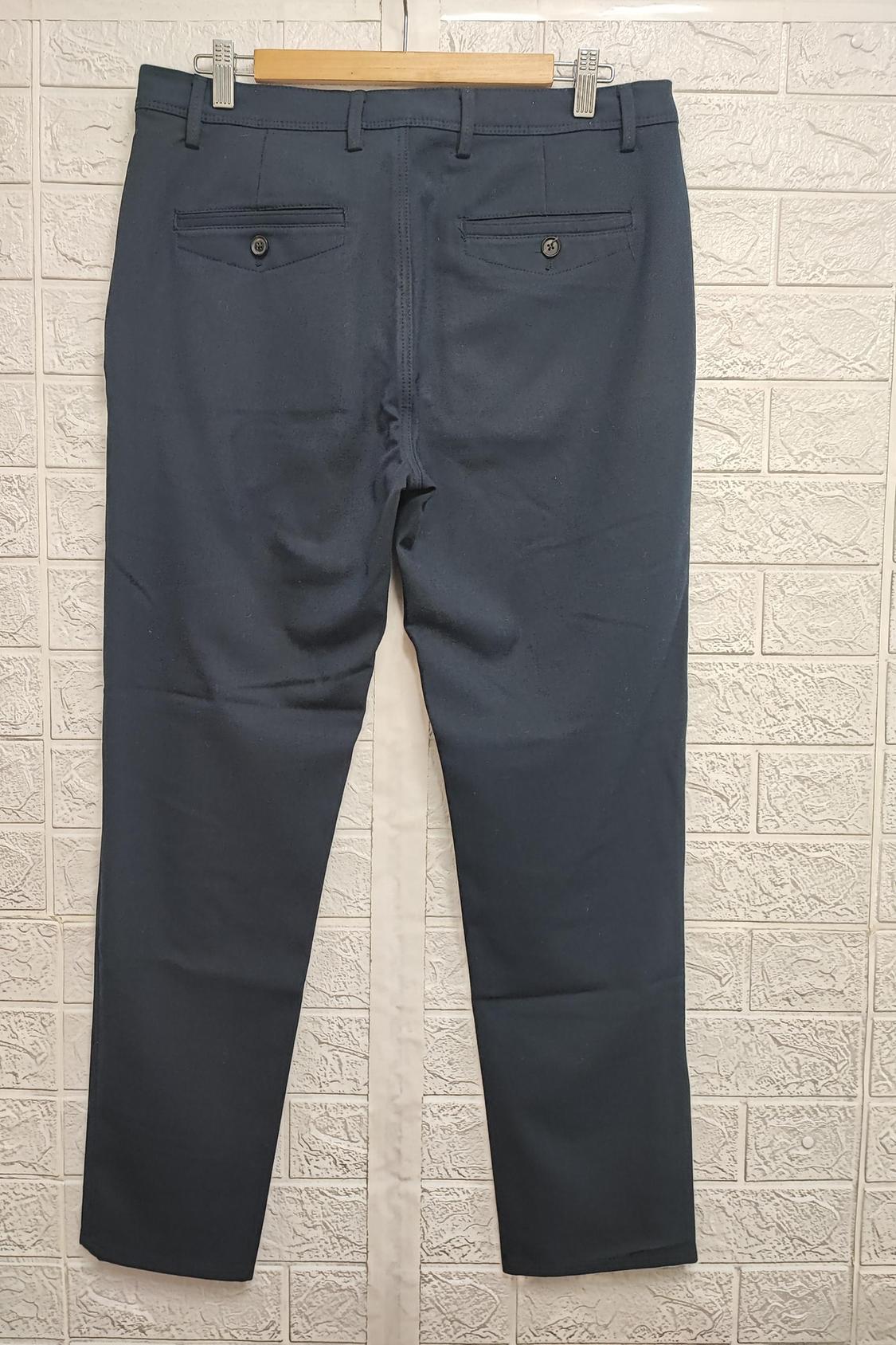SLIM FIT HEATHERED TROUSERS - Image 4