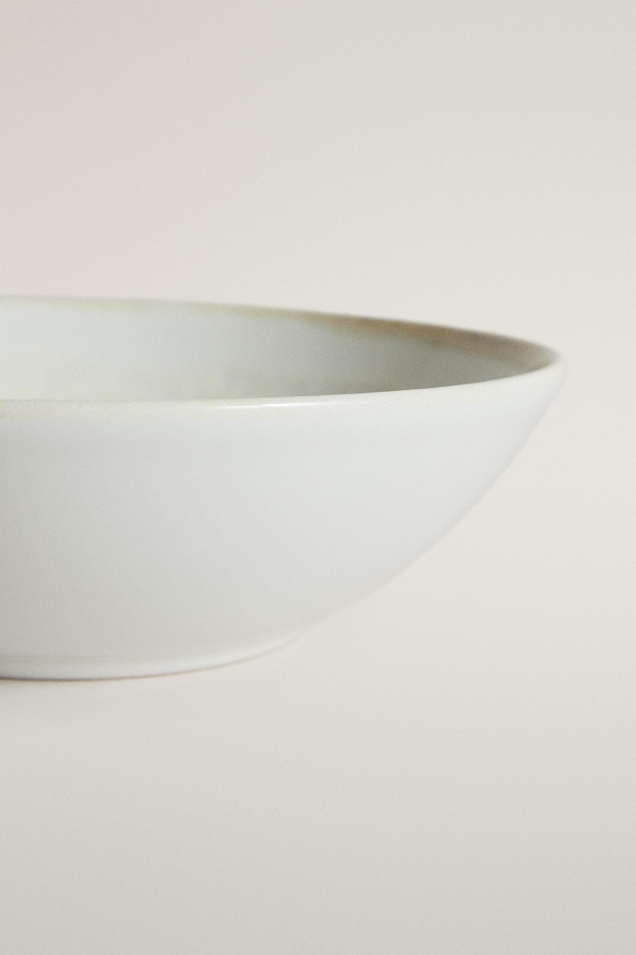ASSIETTE CREUSE GRÈS