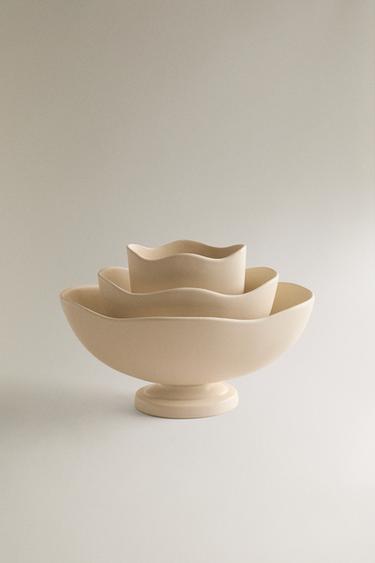 VASE MULTICOUCHE EN GRÈS | STUDIO MARY LENNOX - Écru de Zara - Image 0