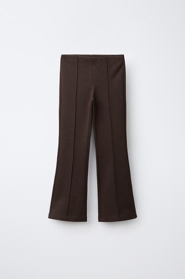 PONTE DI ROMA FLARED LEGGINGS - Brown by Zara
