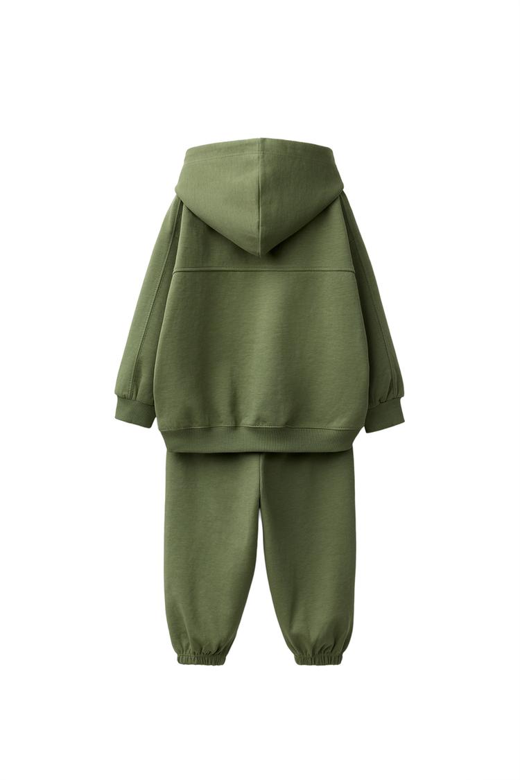 Conjunto de sudadera y jogger de punto 3