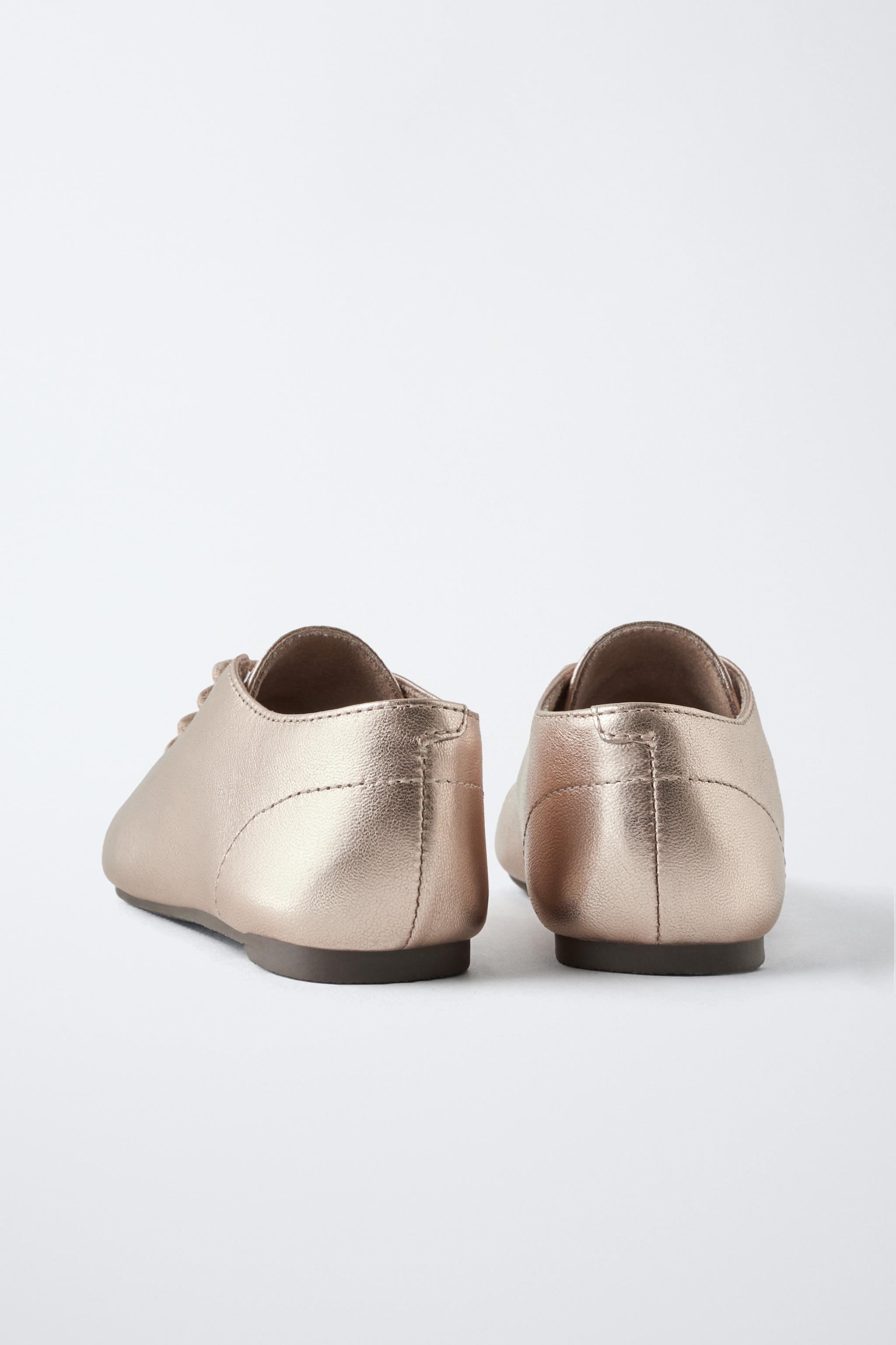ZARA トリムレザーダービーシューズ ZARA トリムレザーダービーシューズ - メルカリ