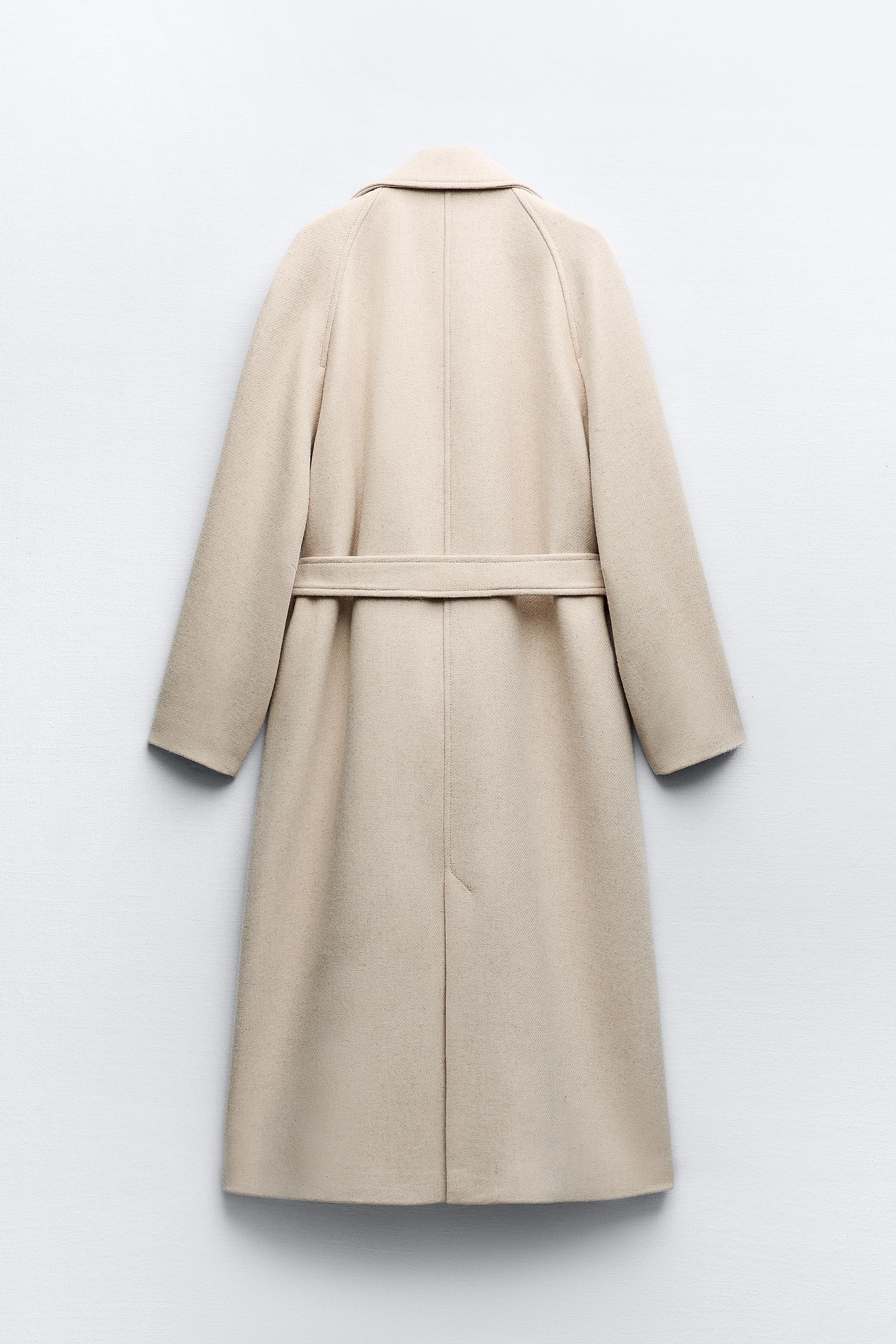 zara longline coat