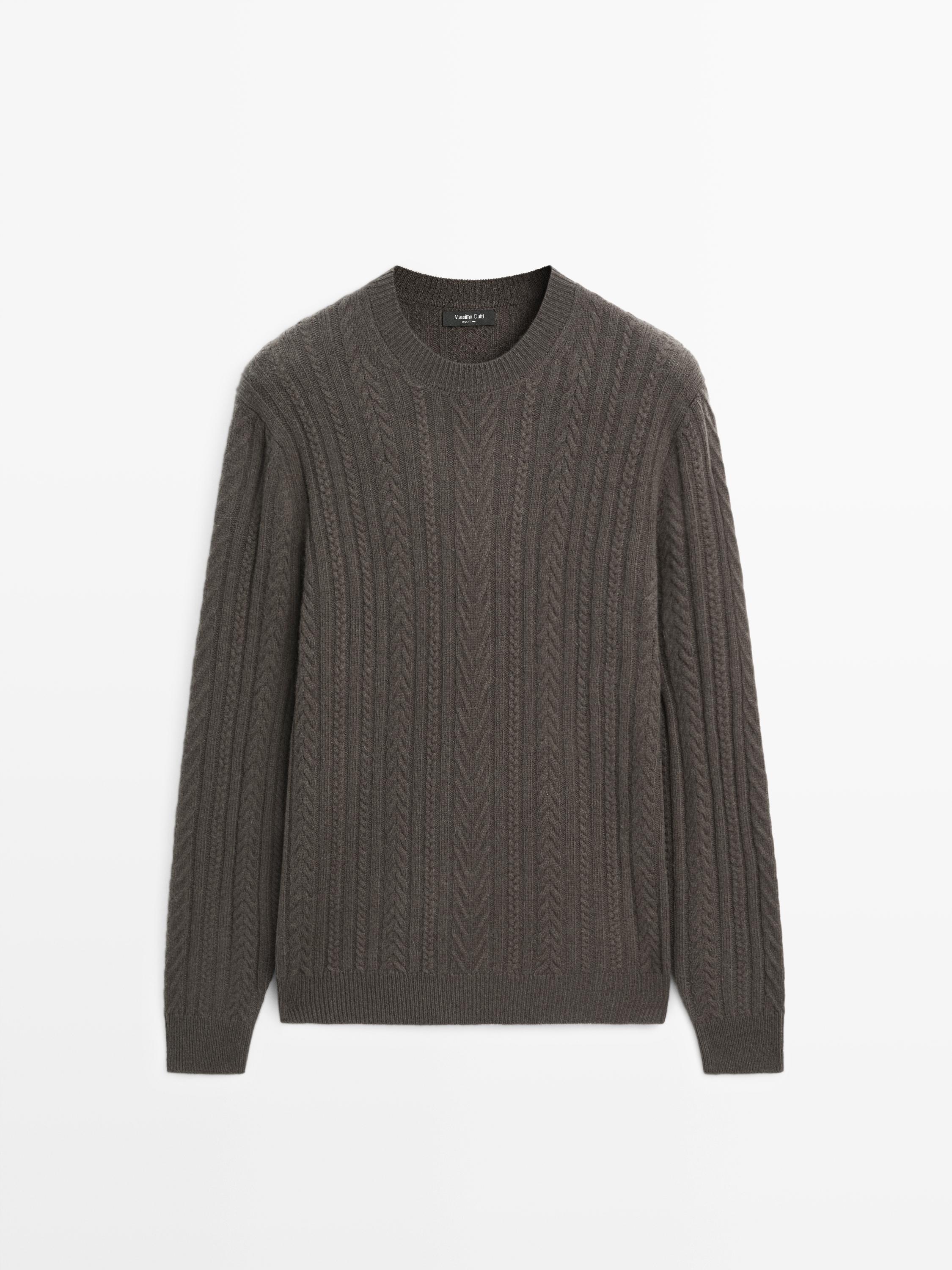 Pull en maille texturée
