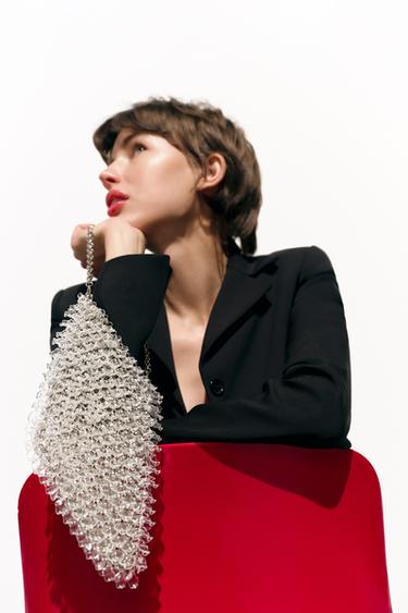 ЧЕХОЛ ДЛЯ МОБИЛЬНОГО ТЕЛЕФОНА С БИСЕРОМ — Прозрачный от Zara — изображение 0