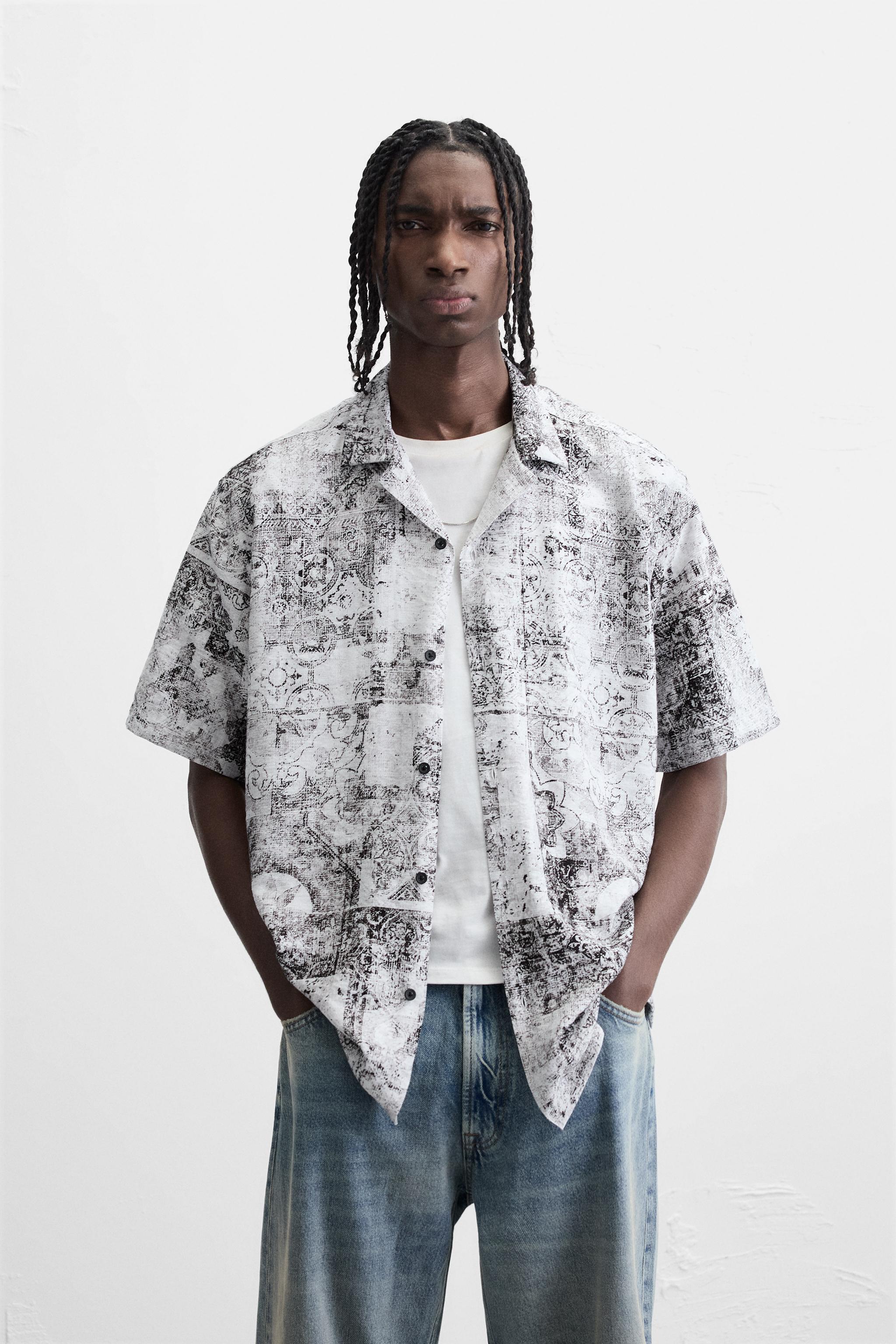 CHEMISE À IMPRIMÉ ABSTRAIT