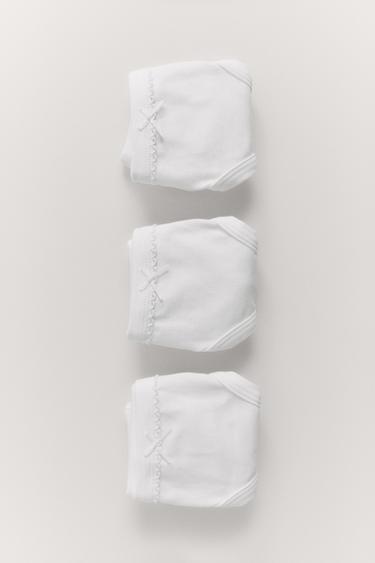 1 1/2-6 YEARS/ THREE-PACK OF PLAIN BRIEFS - White by Zara