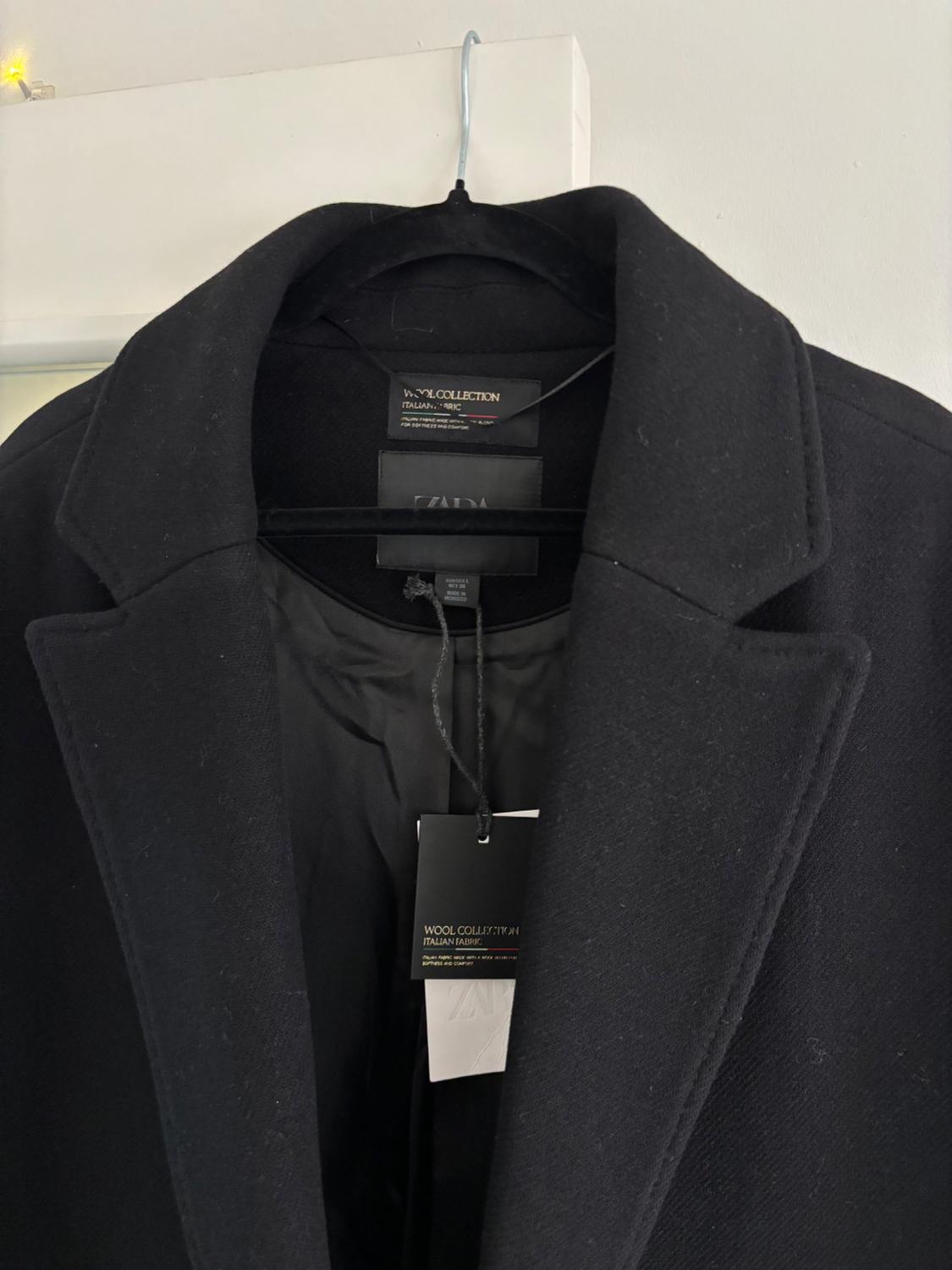 WOOL BLEND COAT ZW COLLECTION - Image 3