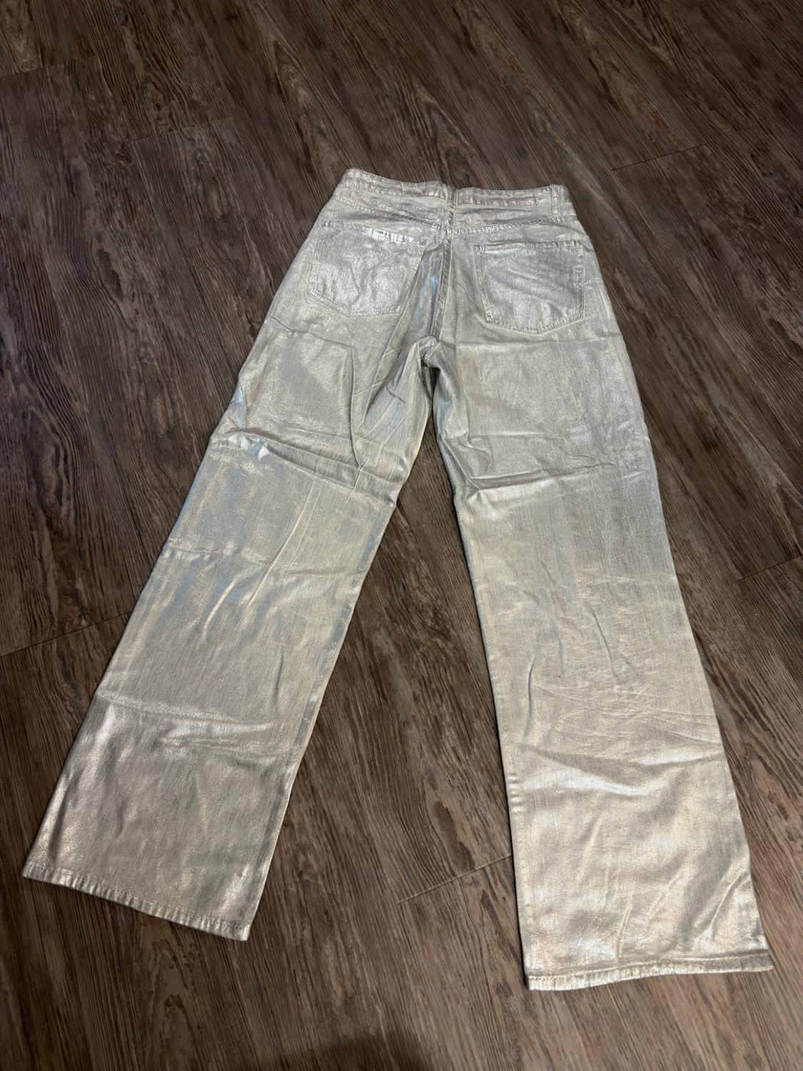 JEANS TRF TIRO ALTO METALIZADO - Image 5