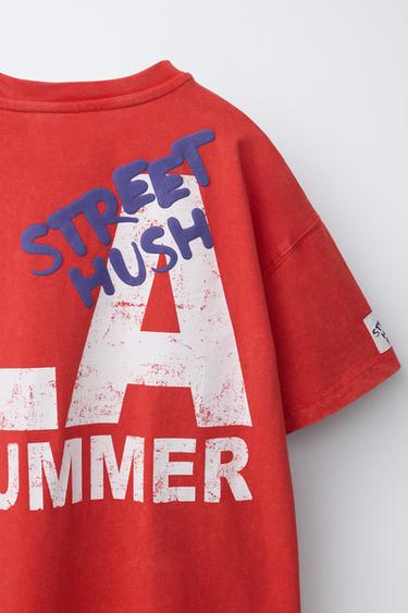 T-SHIRT IMPRIMÉ TEAM SIX SEVEN - Rouge de Zara - Image 3