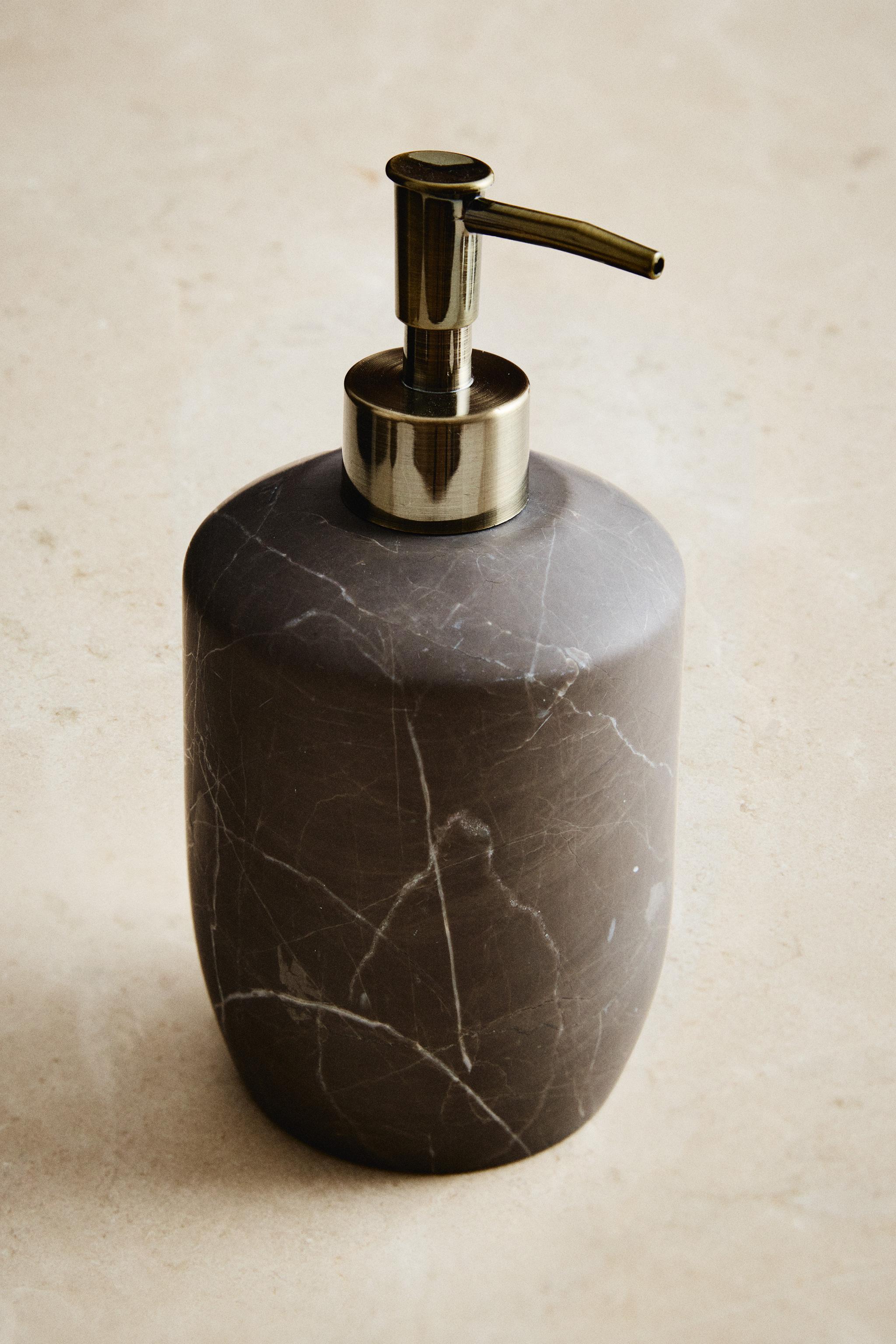 MARBLE BATHROOM SOAP DISPENSER
