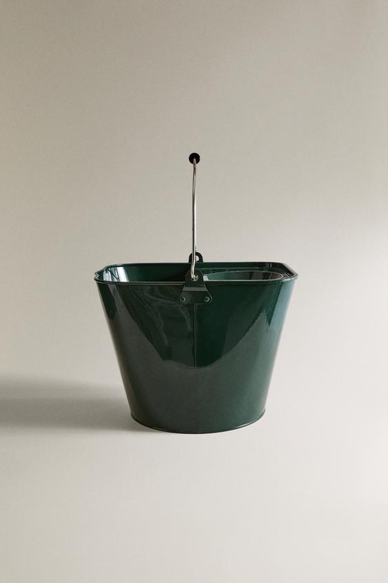 BALDE ESFREGÃO ESCORREDOR - Verde da Zara - Imagem 0