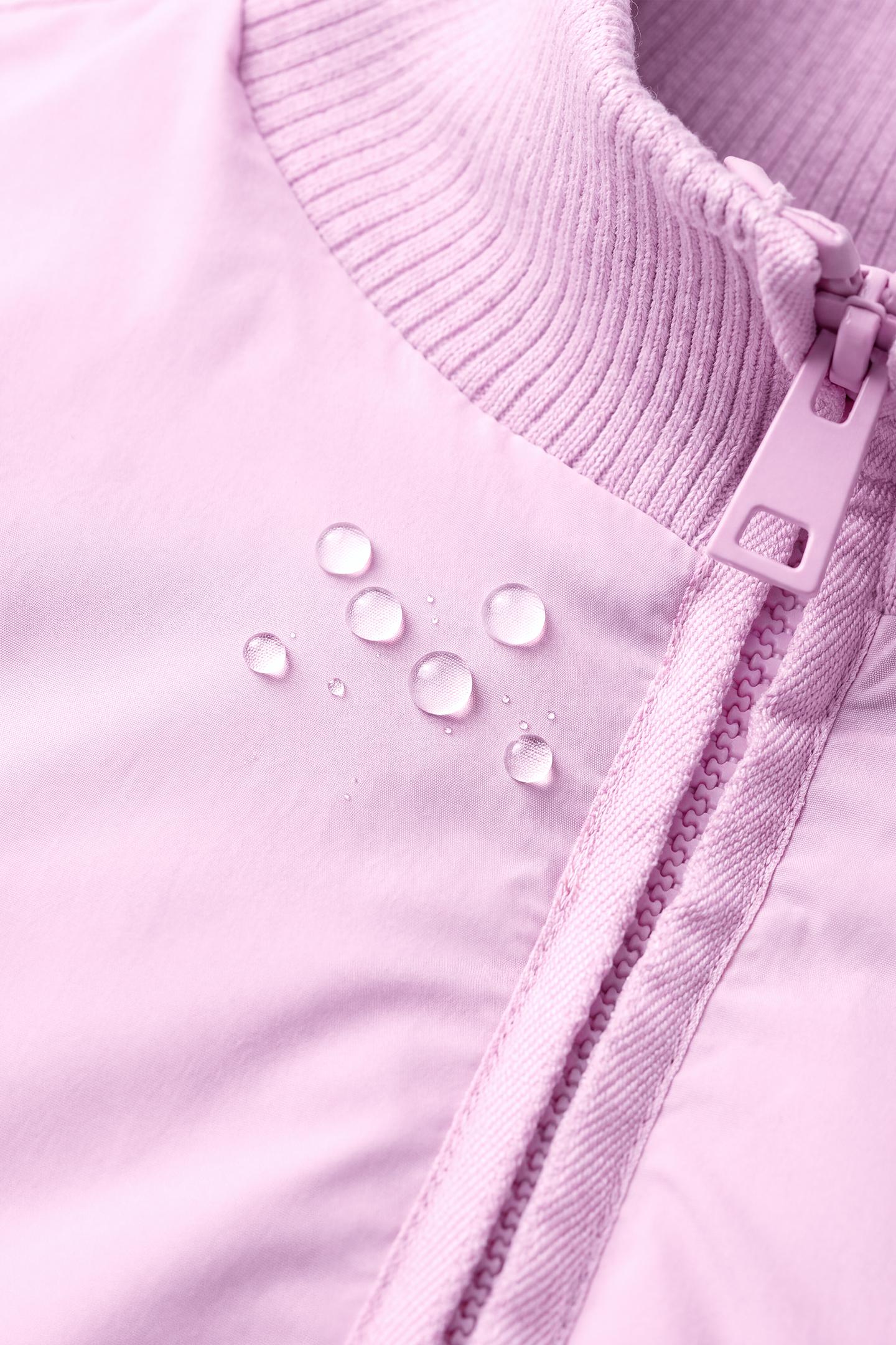 Детское пальто Zara Water-Repellent Quilted, цвет: Розовый — фото 9