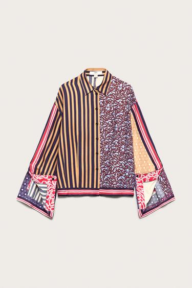 CAMISA COMBINADA ESTAMPADA LIMITED EDITION - Estampado de Zara