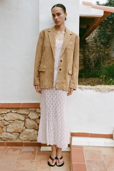 WILDBLEDER-BLAZER 100 % - Beige von Zara