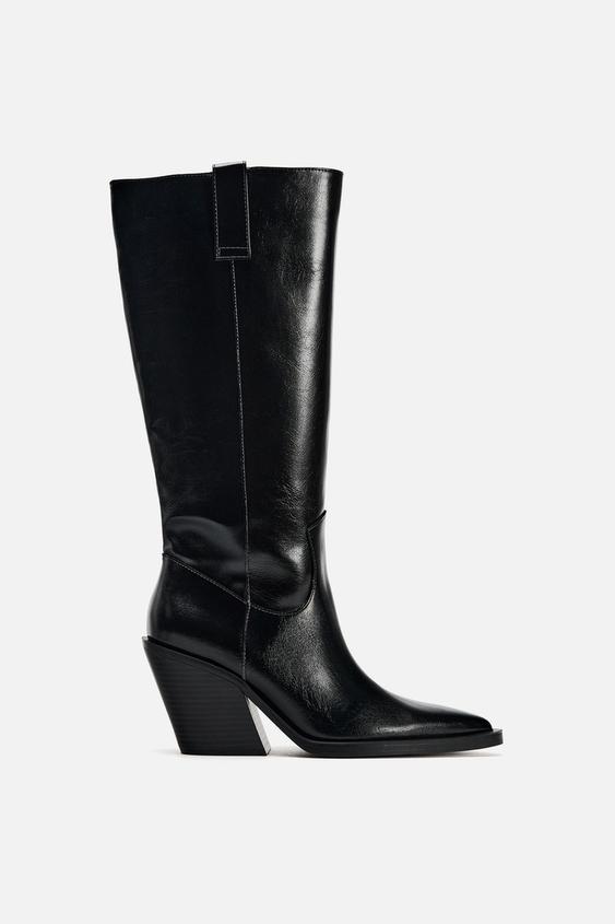 Botas Altas Negras Botas Mujer Zara 2021 Boots Botas Camperas