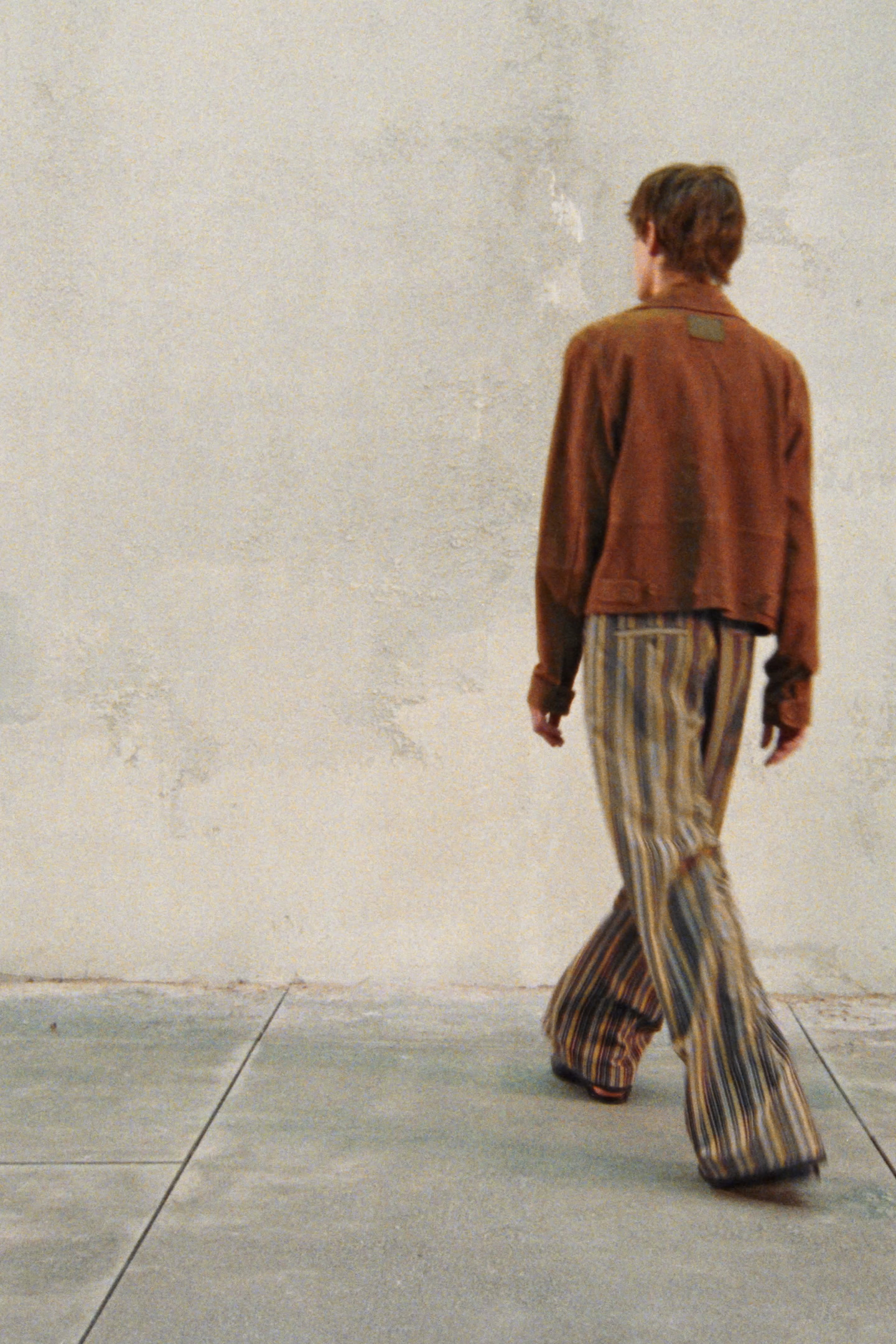 WIDE FIT STRIPED PANTS LIMITED EDITION - striped | ZARA