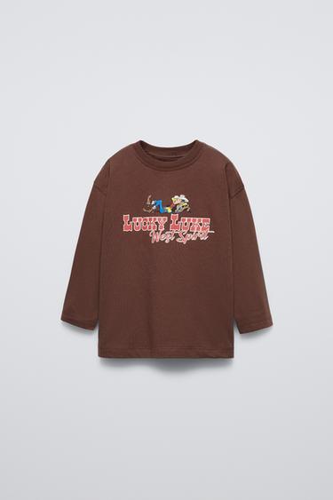 LUCKY LUKE © T-SHIRT - Brown by Zara - Image 0