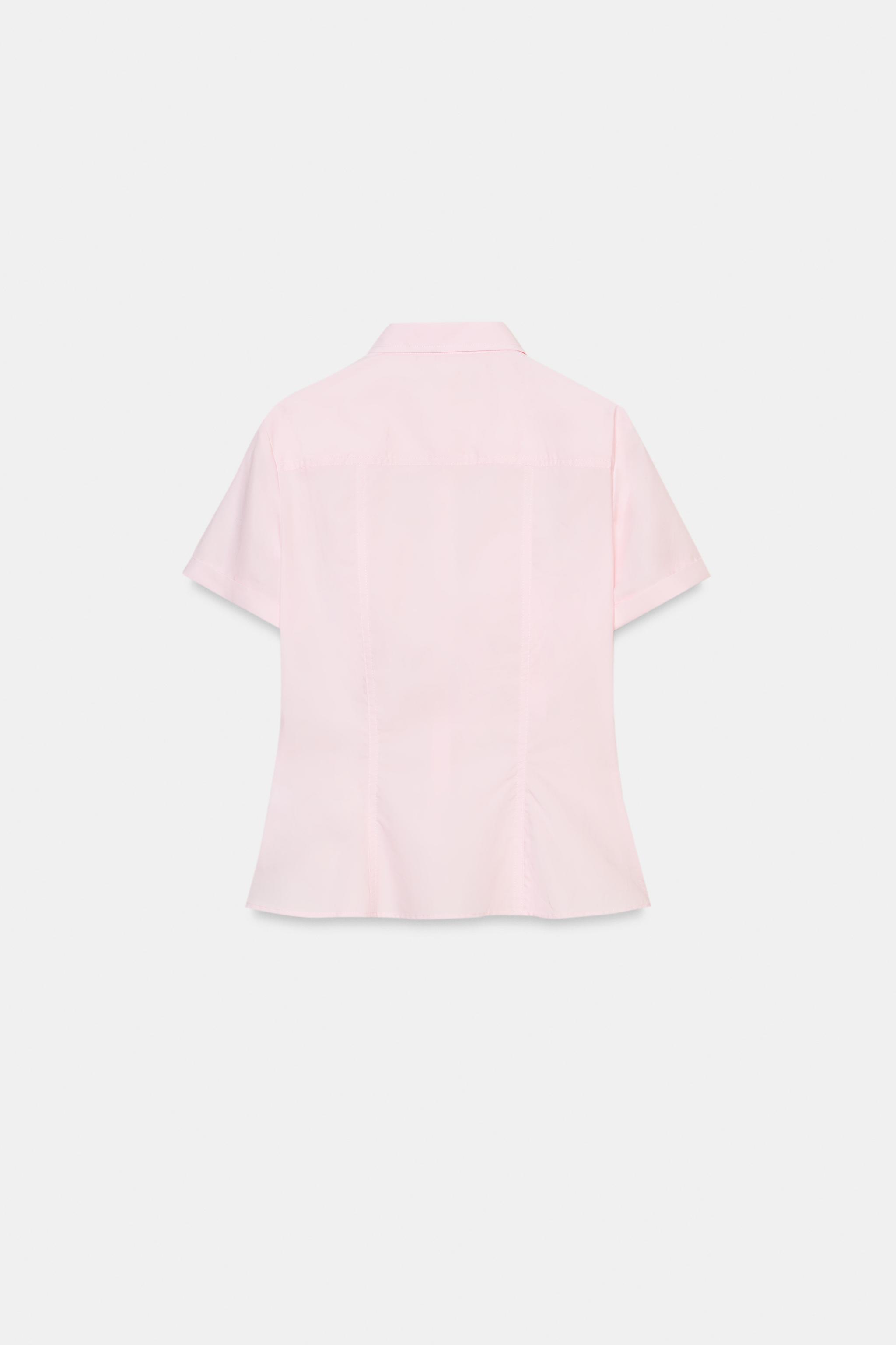 CHEMISE CINTRÉE EN POPELINE
