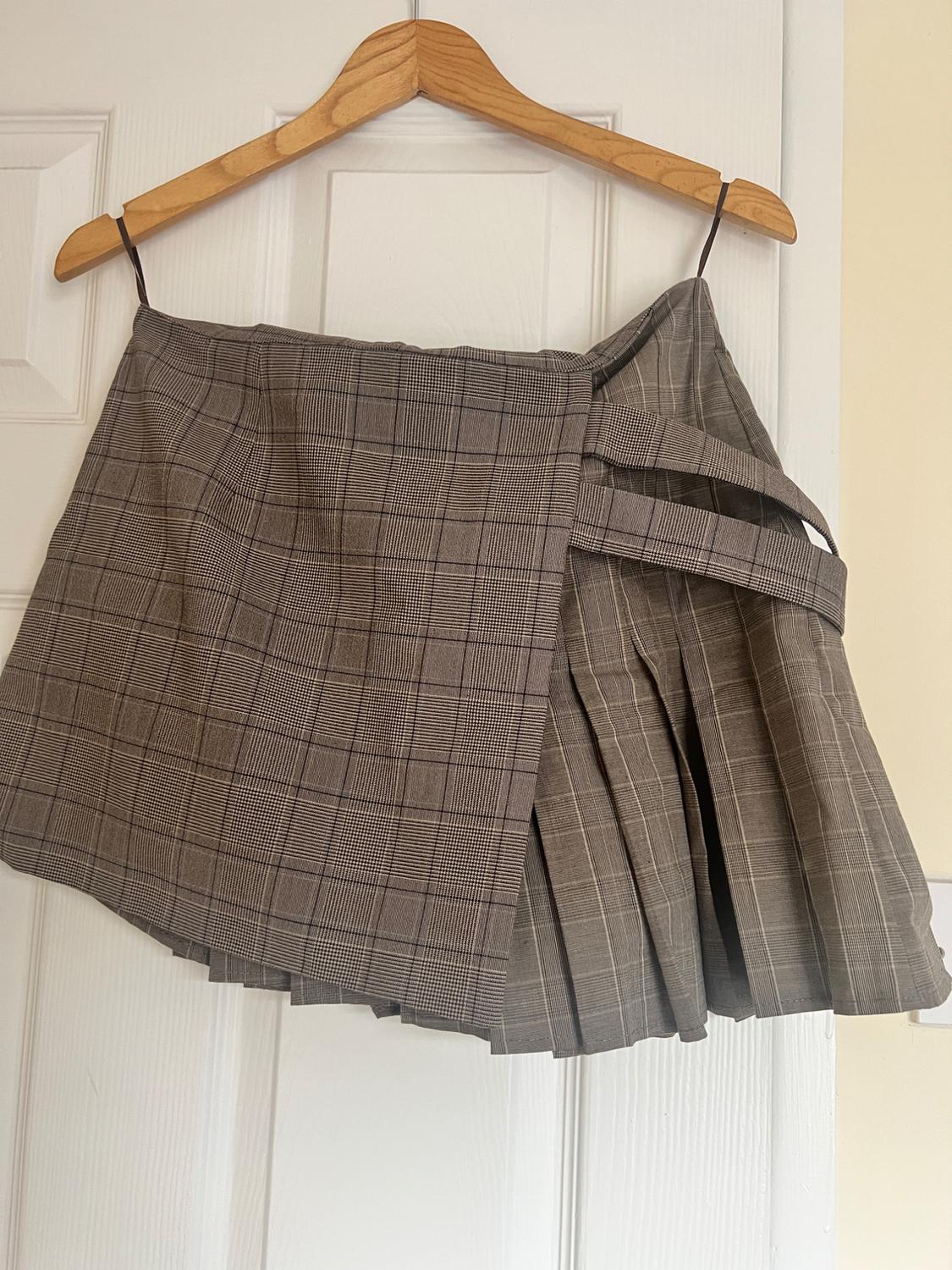 CHECK MINI SKIRT - Image 3