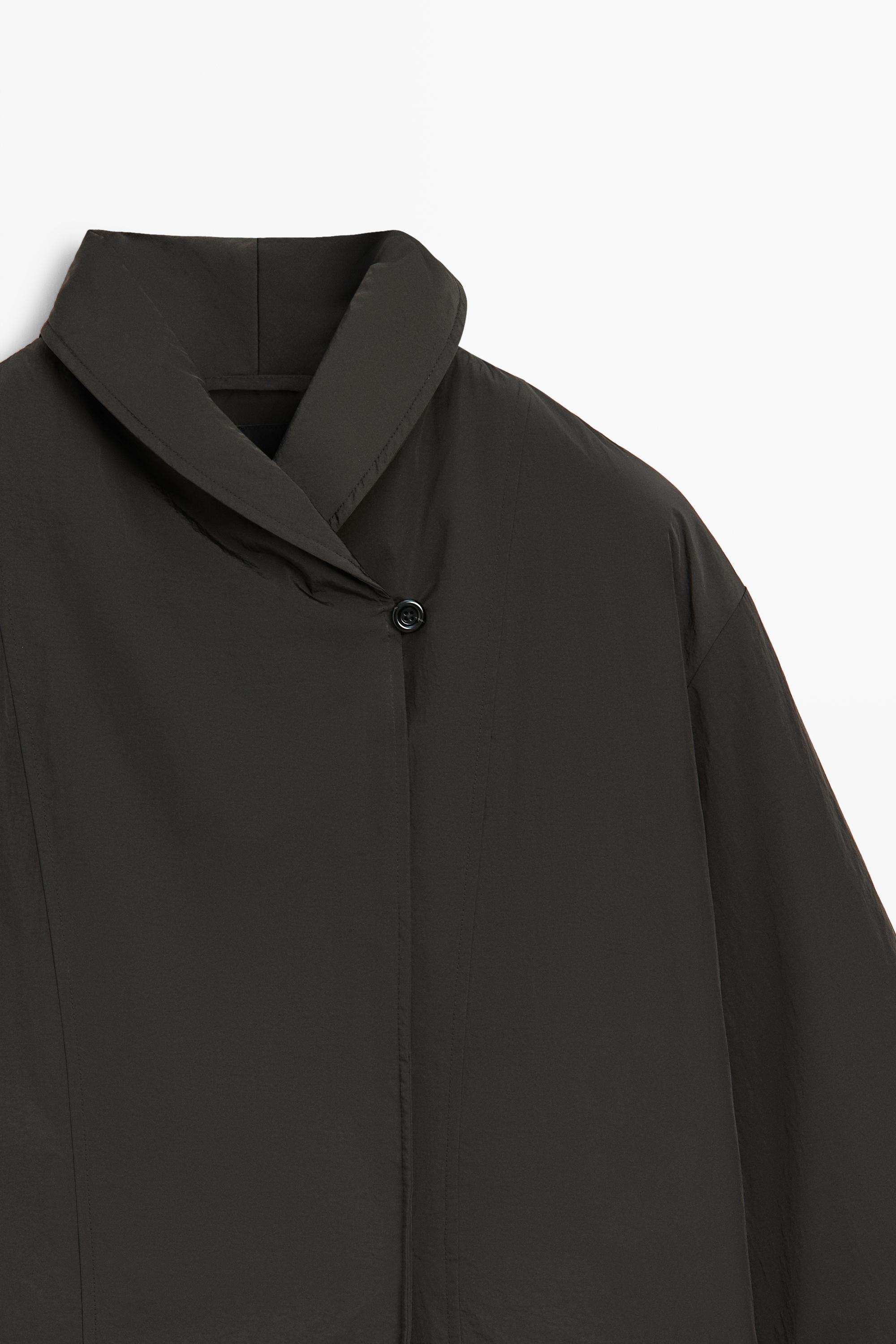 Long quilted parka - Black gold | ZARA United States
