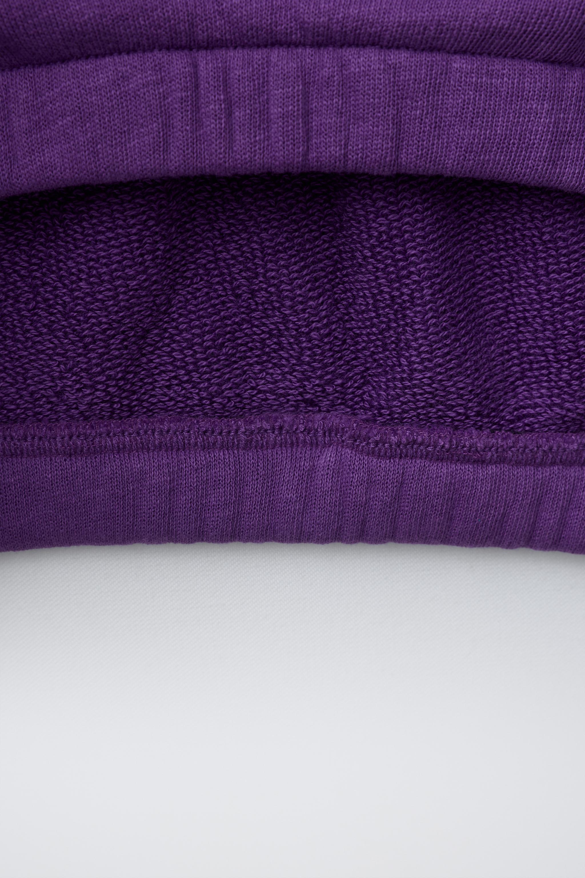 Детские худи Zara PLAIN ZIP-UP SWEATSHIRT — фото 5
