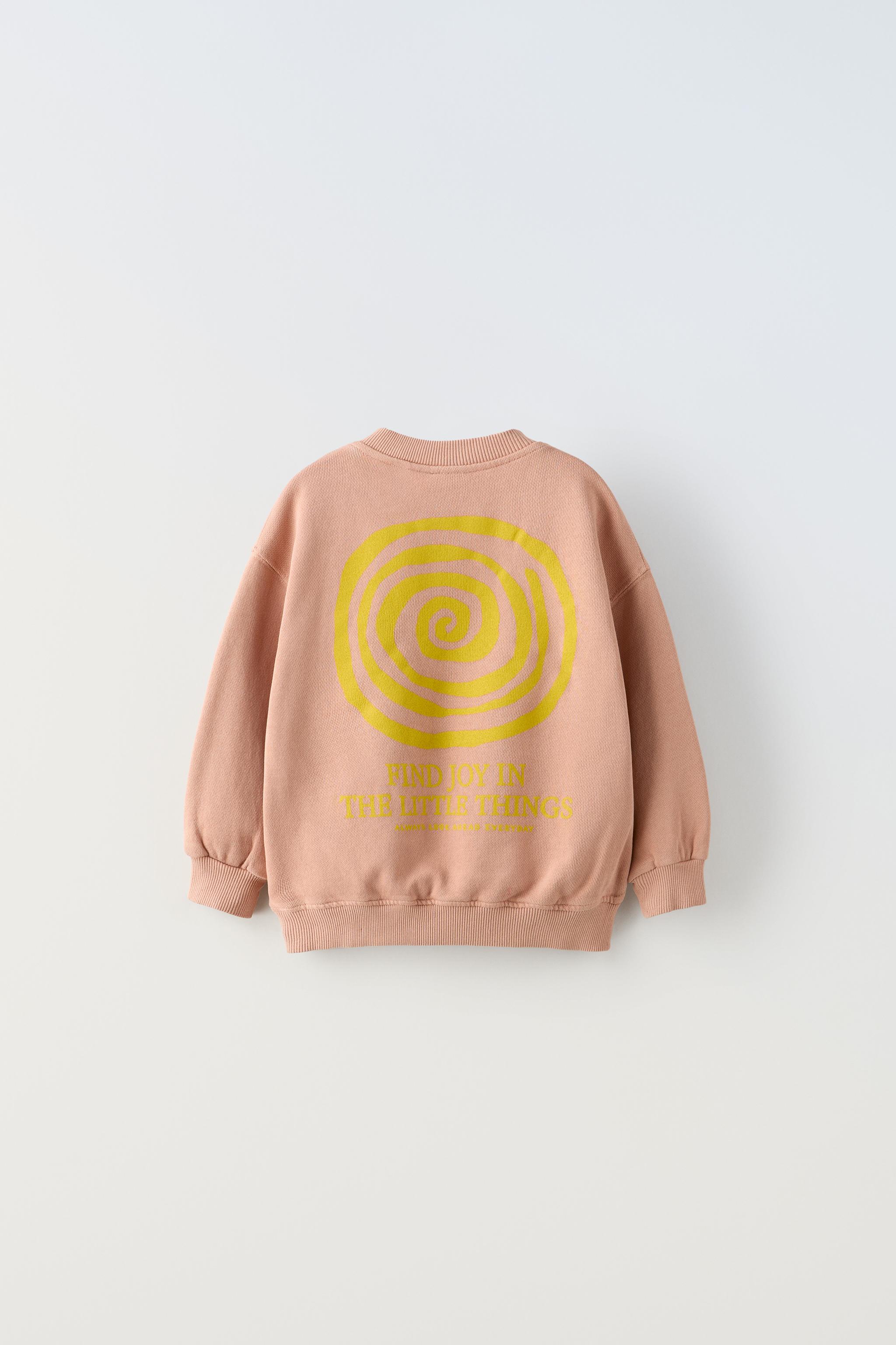 Zara 2024 yellow sweatshirt