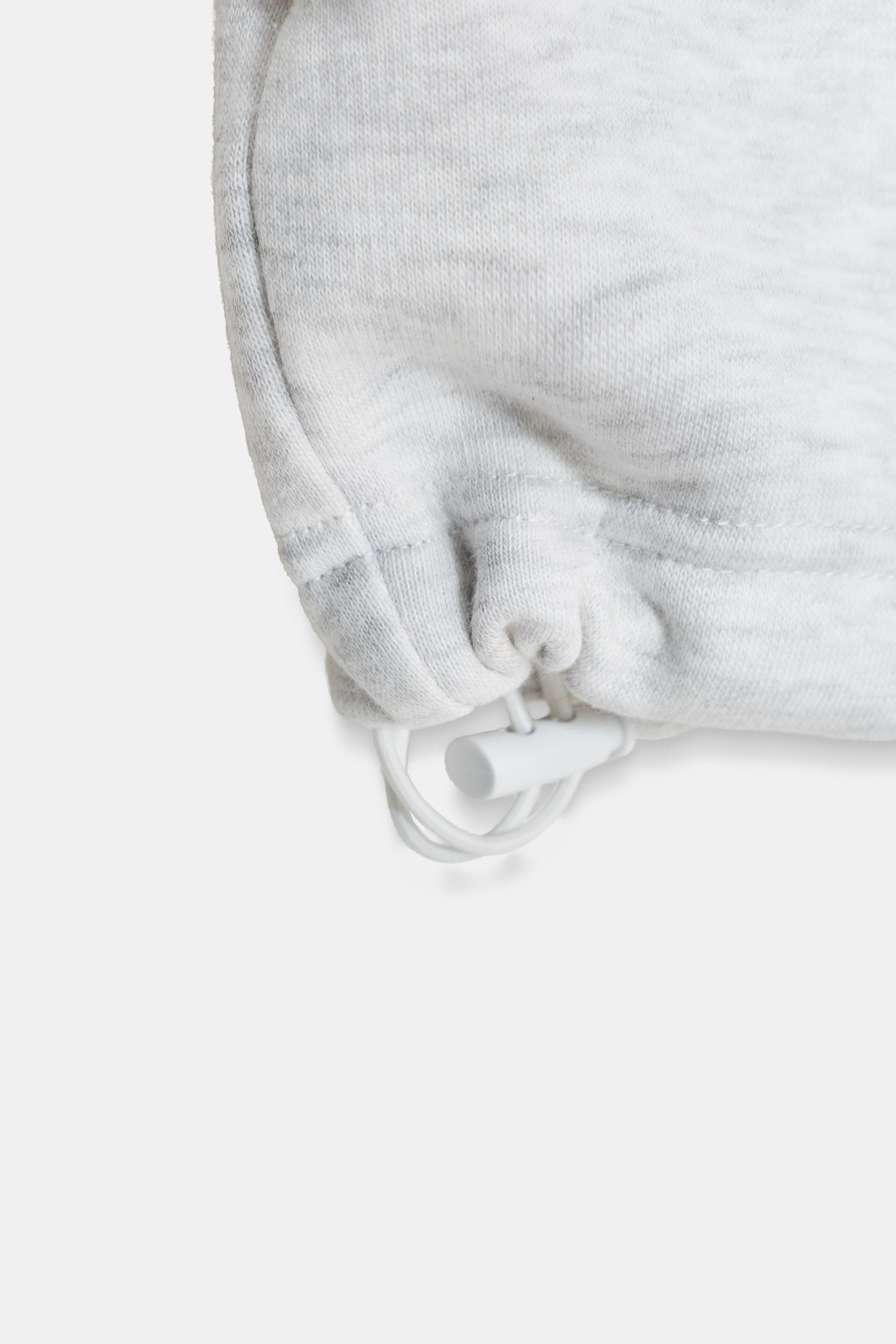 BASIC STRAIGHT-LEG ADJUSTABLE HEM FLEECE PANTS