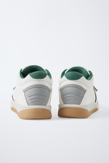 MULTI-PIECE HIGH-TOP SNEAKERS - White by Zara - Image 3