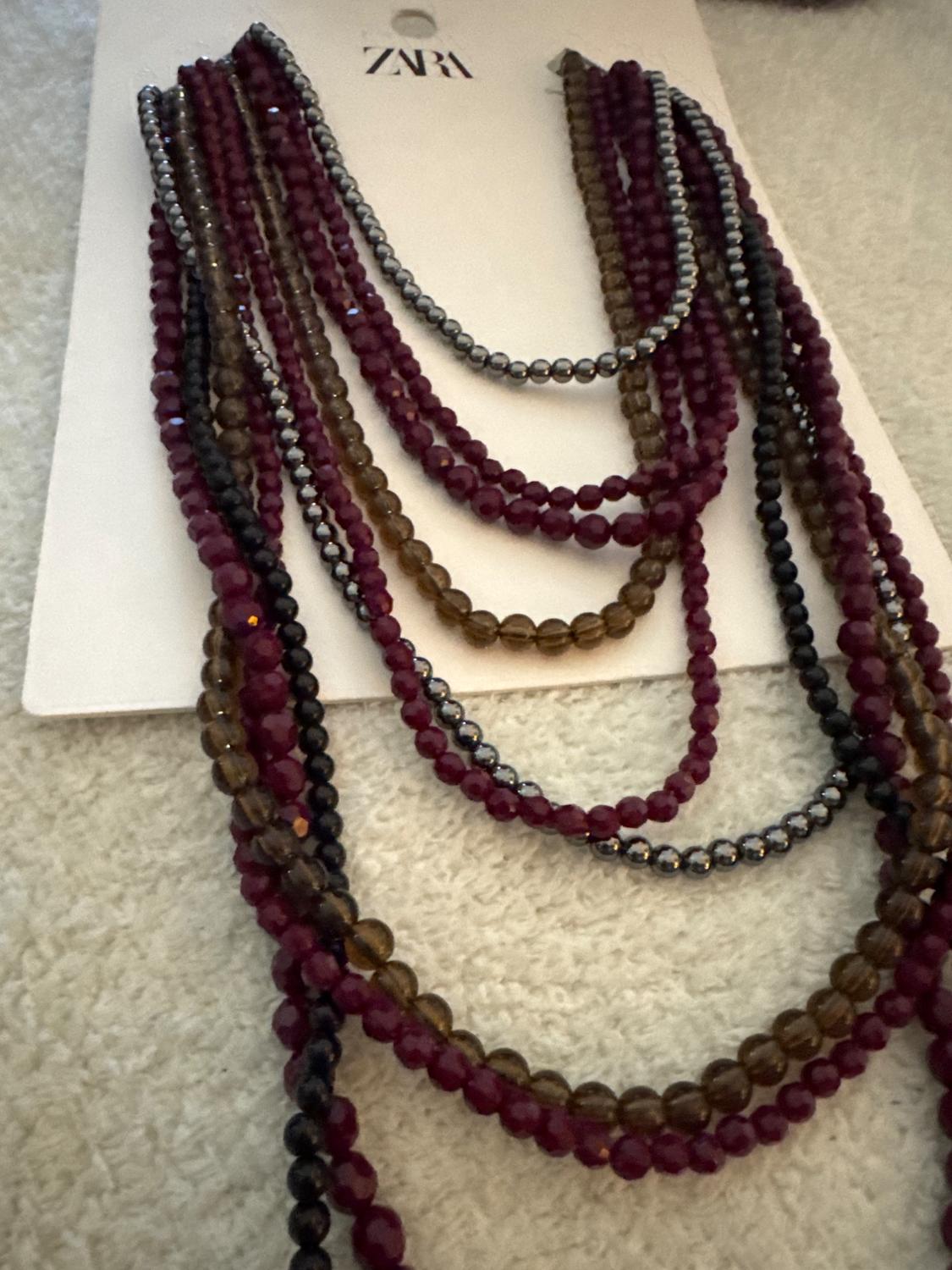 BEADED WATERFALL NECKLACE - Image 3