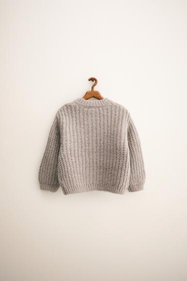 ZARA TIMELESS - THICK KNIT CARDIGAN - Pearl marl by Zara - Image 2