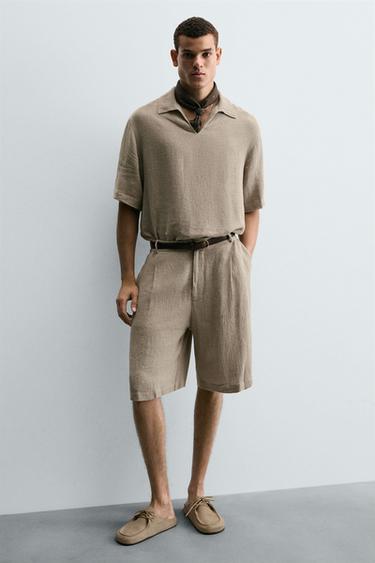 LEATHER CLOGS - Beige by Zara - Image 0