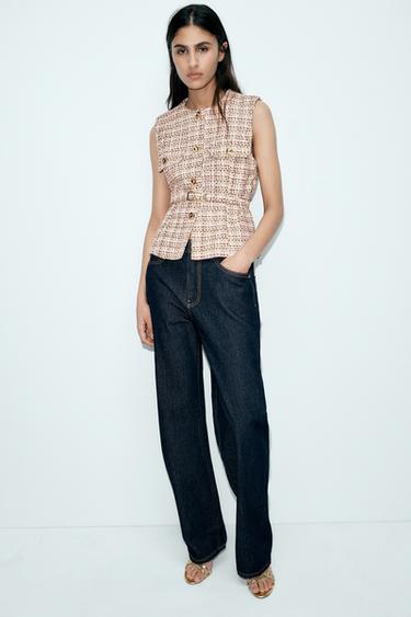 جيليه بهيكل وأزرار معدنية - خَام الخاص بـ Zara