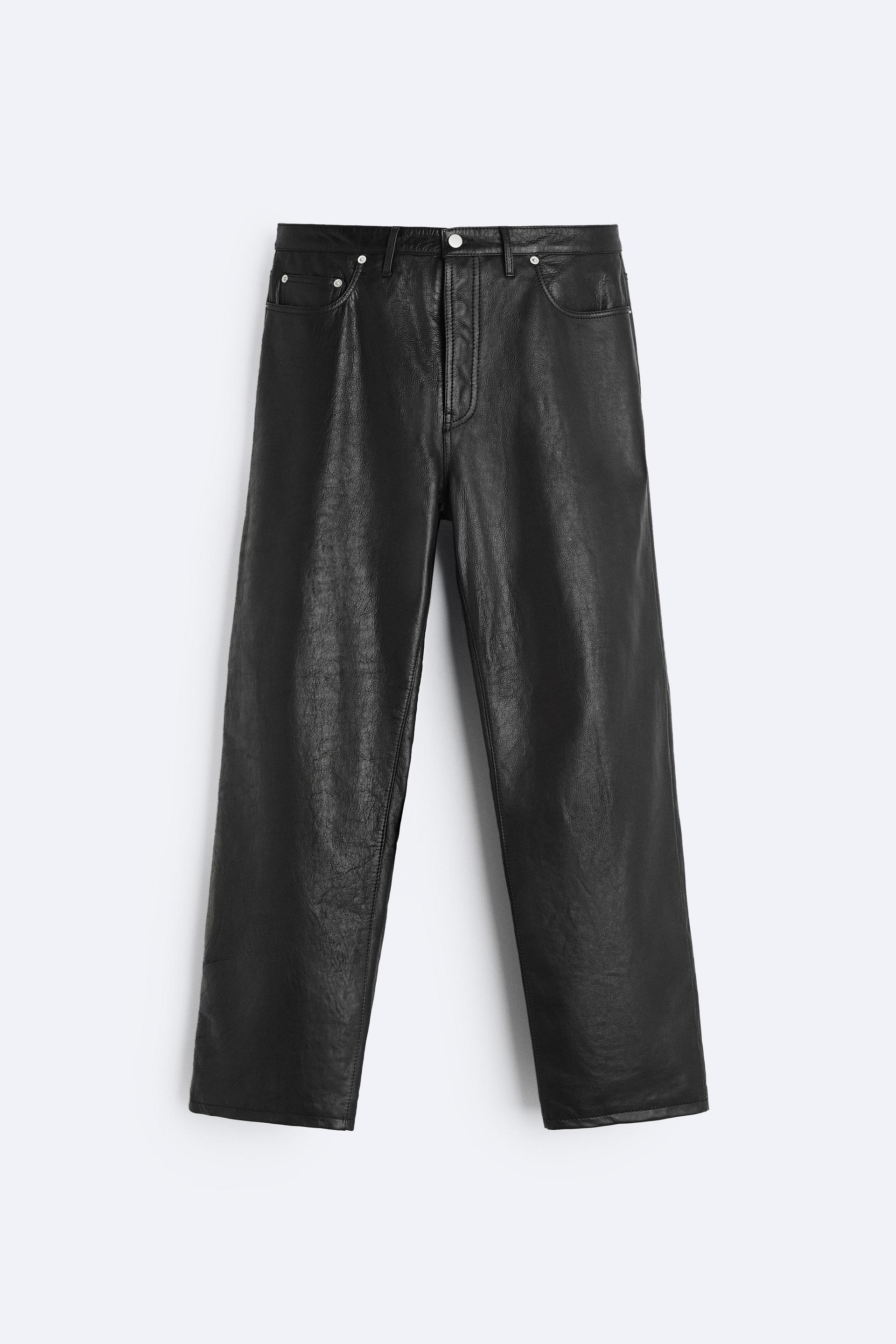 ZARA Leather Leather Pants