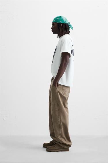 RETRO NUMBER PRINT T-SHIRT - White by Zara - Image 3