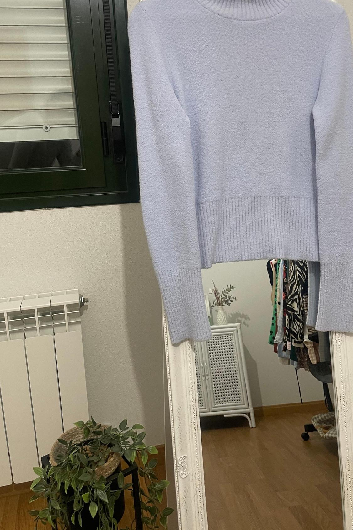 HIGH NECK KNIT SWEATER - Image 2