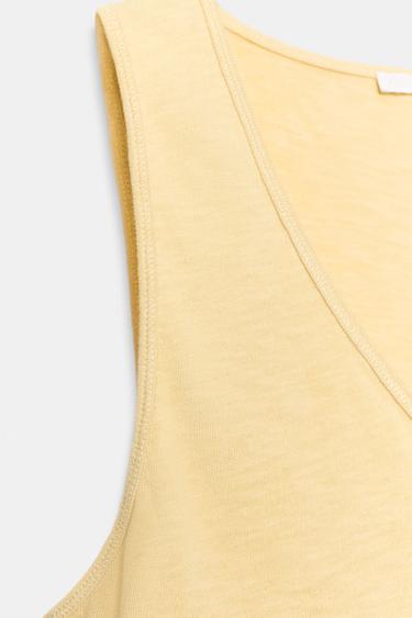 V-NECK TOP - Butter by Zara - Image 5