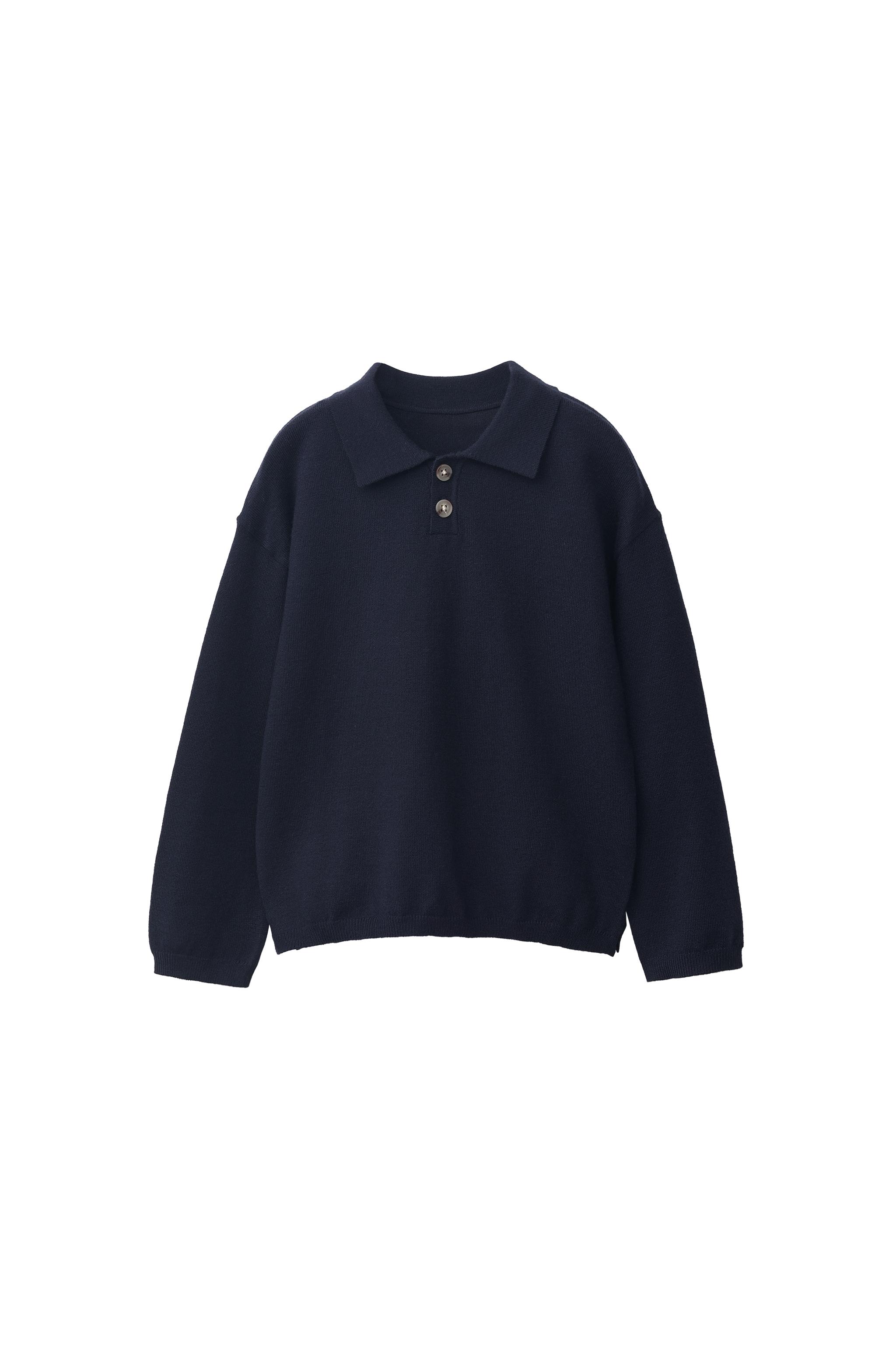 PLAIN KNIT POLO SHIRT - navy | ZARA South Africa