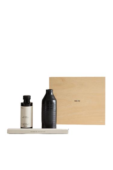 (120 ML) OSVIEŽOVAČ VZDUCHU AMBER VANILLA A KERAMICKÁ NÁDOBA - stone zn. Zara