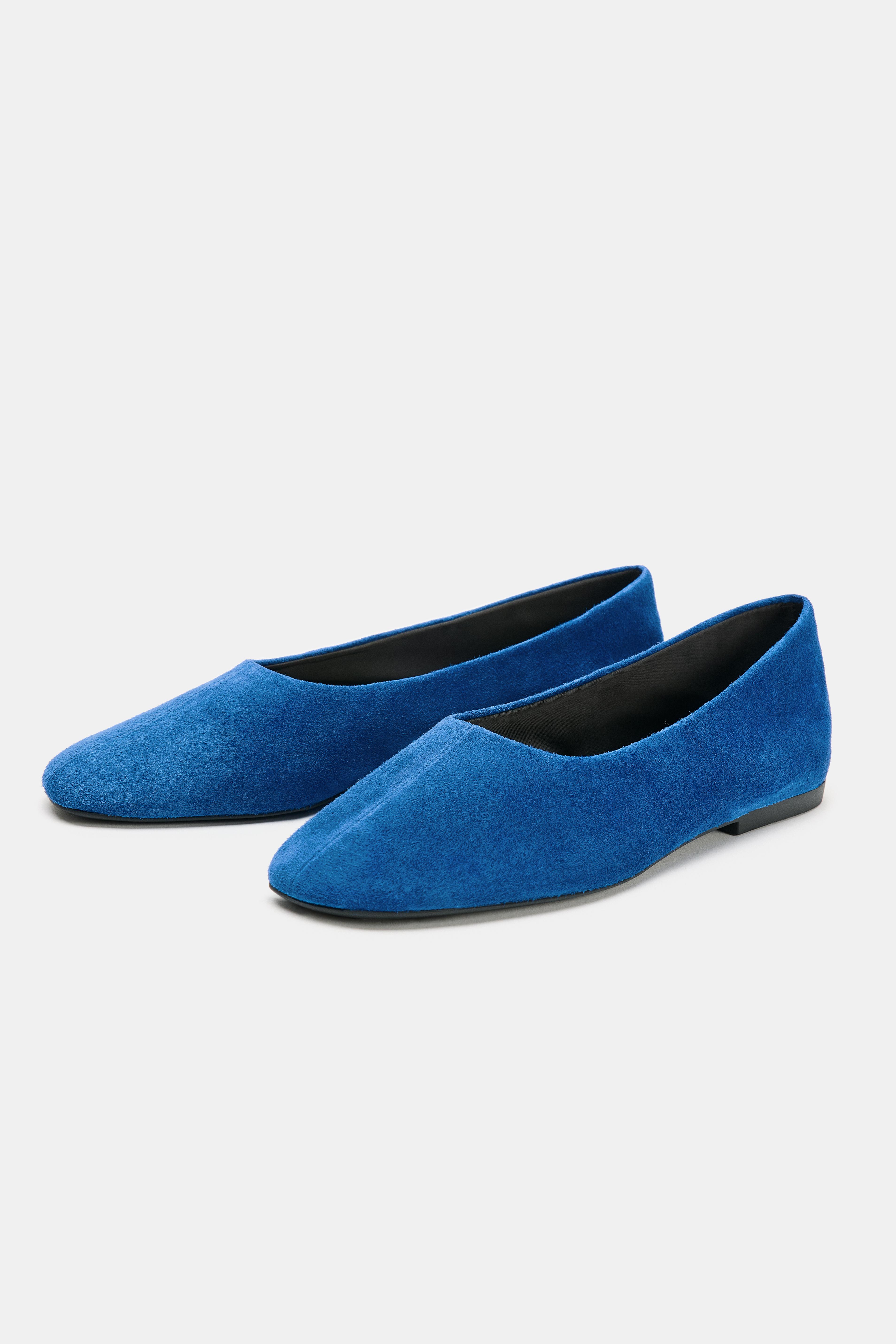 SUEDE BALLET FLATS