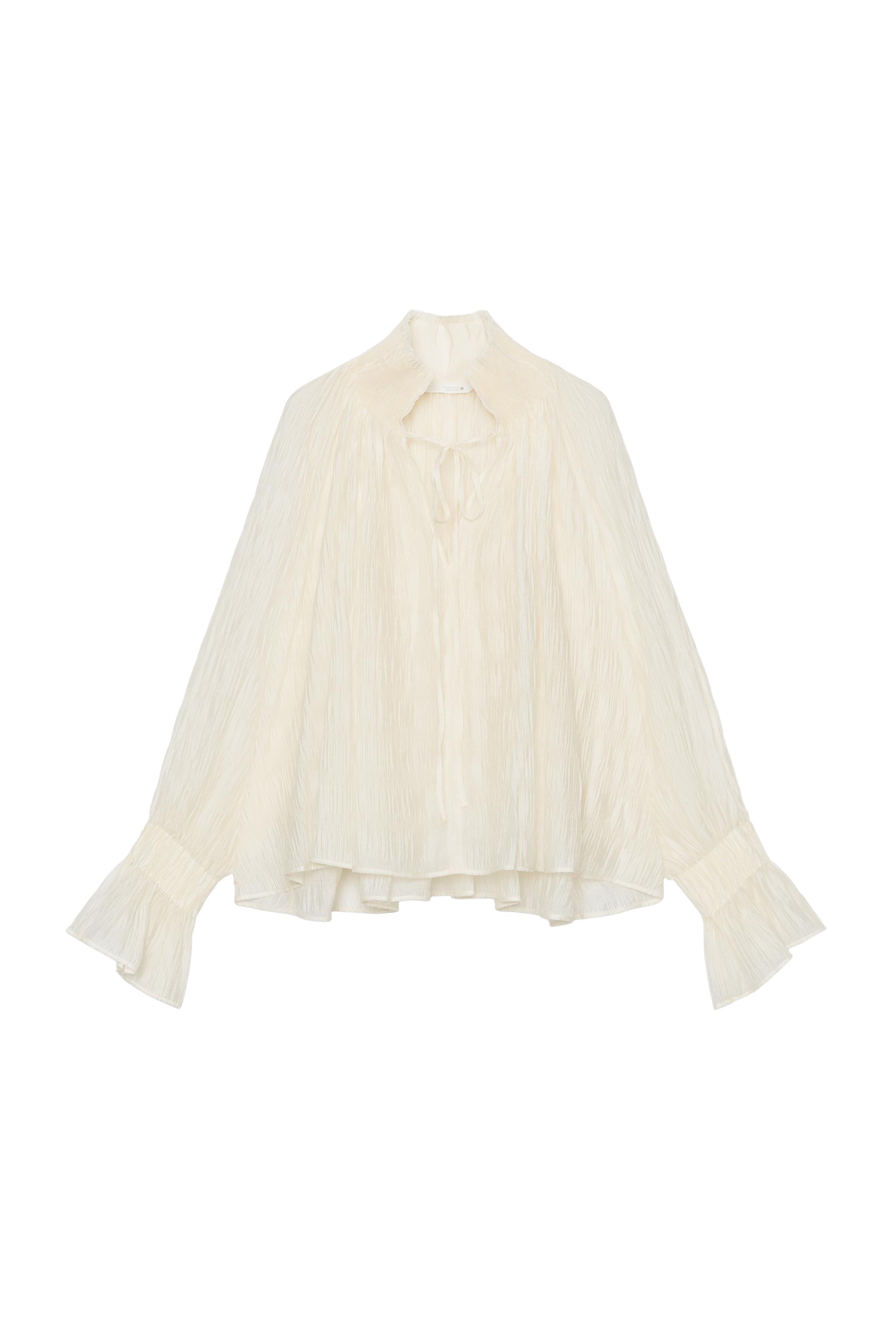 BLUSA MEZCLA LYOCELL FRUNCES ZW COLLECTION