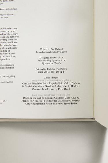 Portugal: The Monocle Handbook - Beige by Zara - Image 3