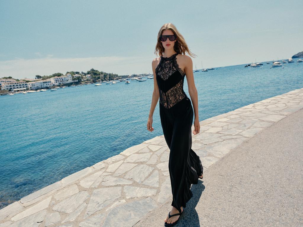 LACE CAMISOLE DRESS